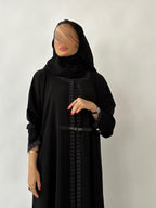 عباية العنود - اسود - Bateel Abaya
